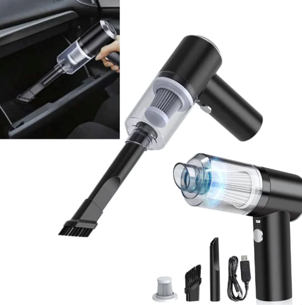 Vacpro - Draadloze mini stofzuiger